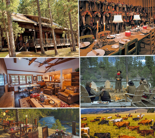 The Resort at Paws Up in Montana ~ Five-Star, All Inclusive, Vacation Package. Three day, Two-night complimentary stay in an exquisitely Luxury Meadow Home.  Includes complimentary Breakfast, Lunch and Dinner as well as one half-day activity for two guest.